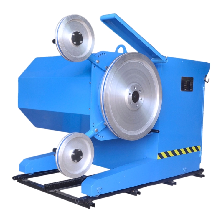 Diamond wire saw cutting machine